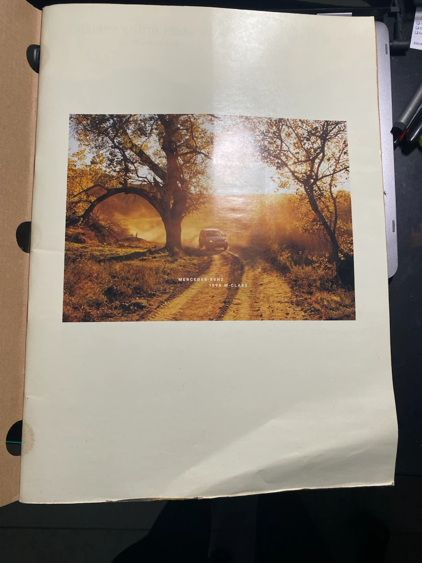 1998 Mercedes-Benz M-Class Brochure