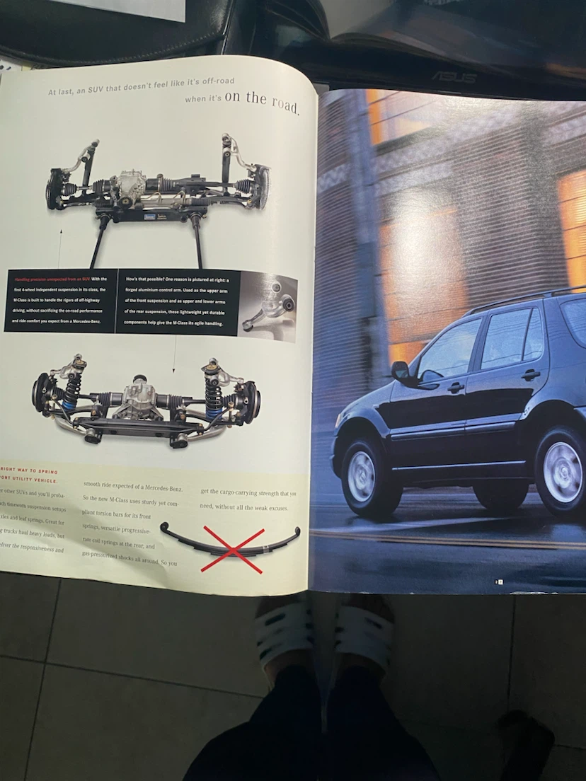 1998 Mercedes-Benz M-Class Brochure - photo 5