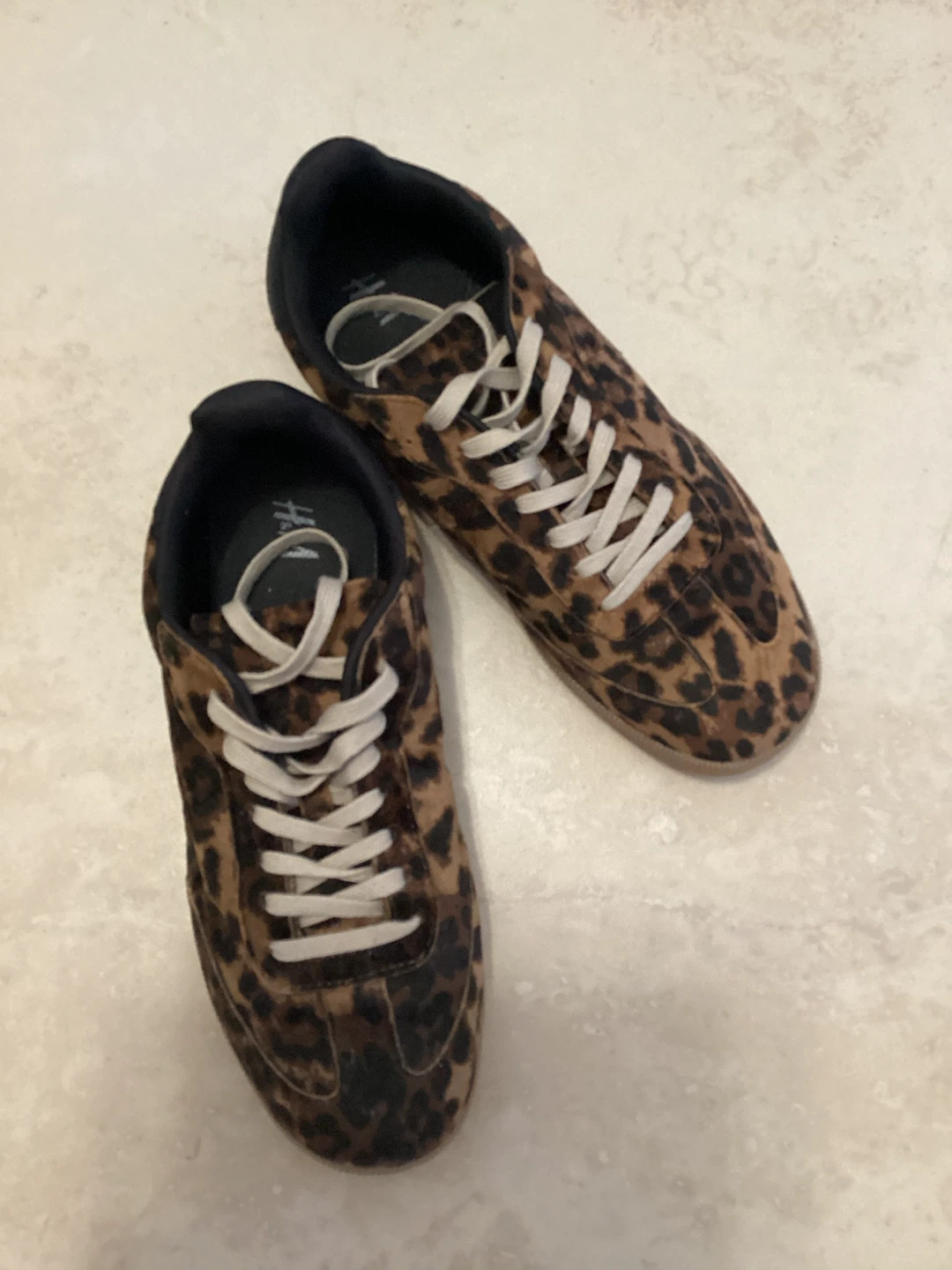H&M LEOPARD PRINT SNEAKERS