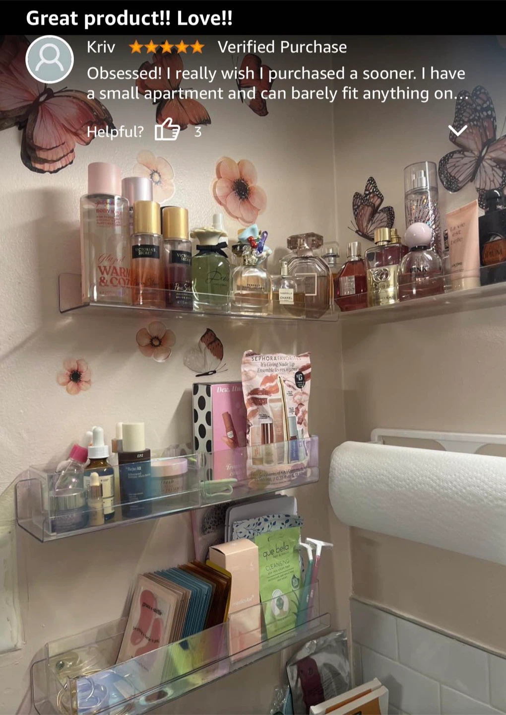Clear Floating Shelves 2-Pack - photo 4