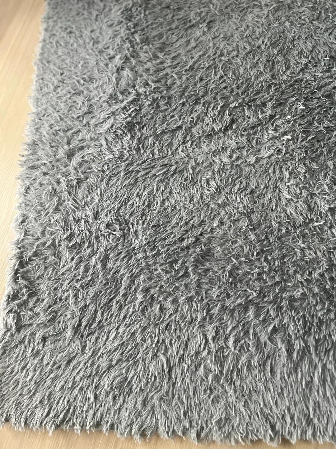 Fluffy Grey Area Rug (About 5’x8’ ) - photo 2