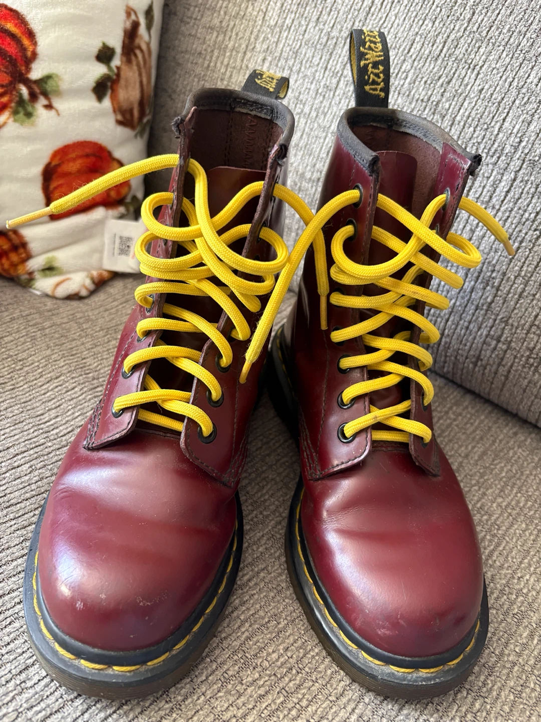 Dr. Martens Burgundy Boots