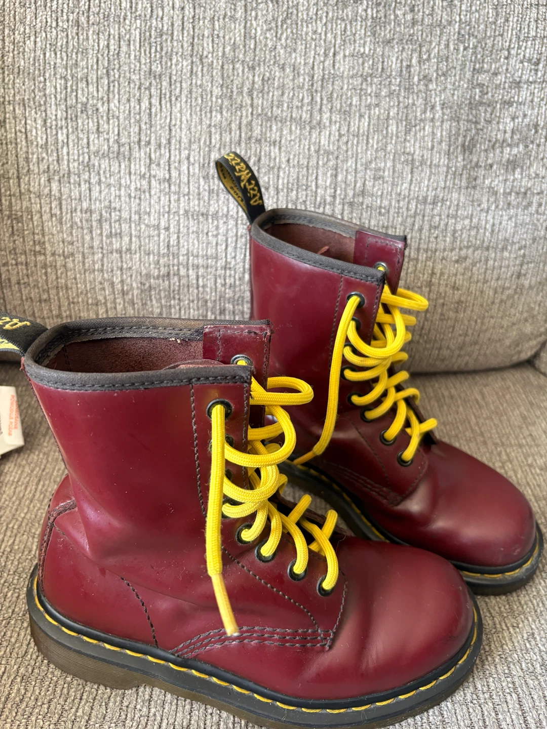 Dr. Martens Burgundy Boots - photo 2