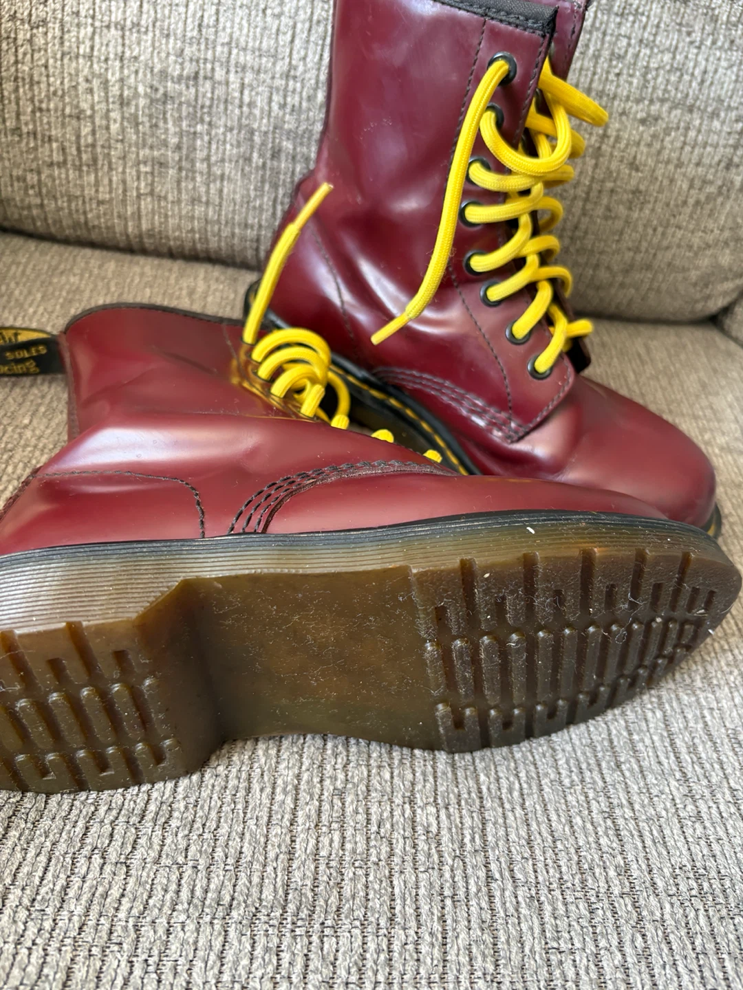 Dr. Martens Burgundy Boots - photo 3