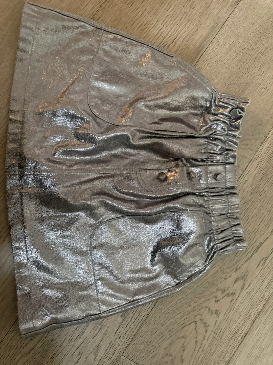 Zara Silver metallic skirt