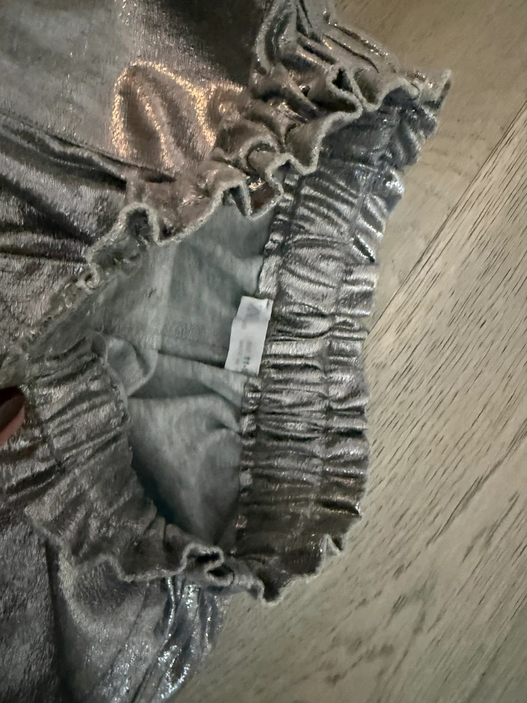 Zara Silver metallic skirt - photo 2