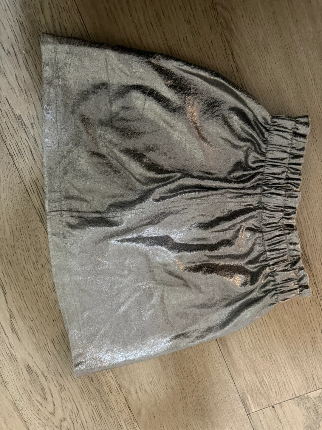 Zara Silver metallic skirt - photo 3