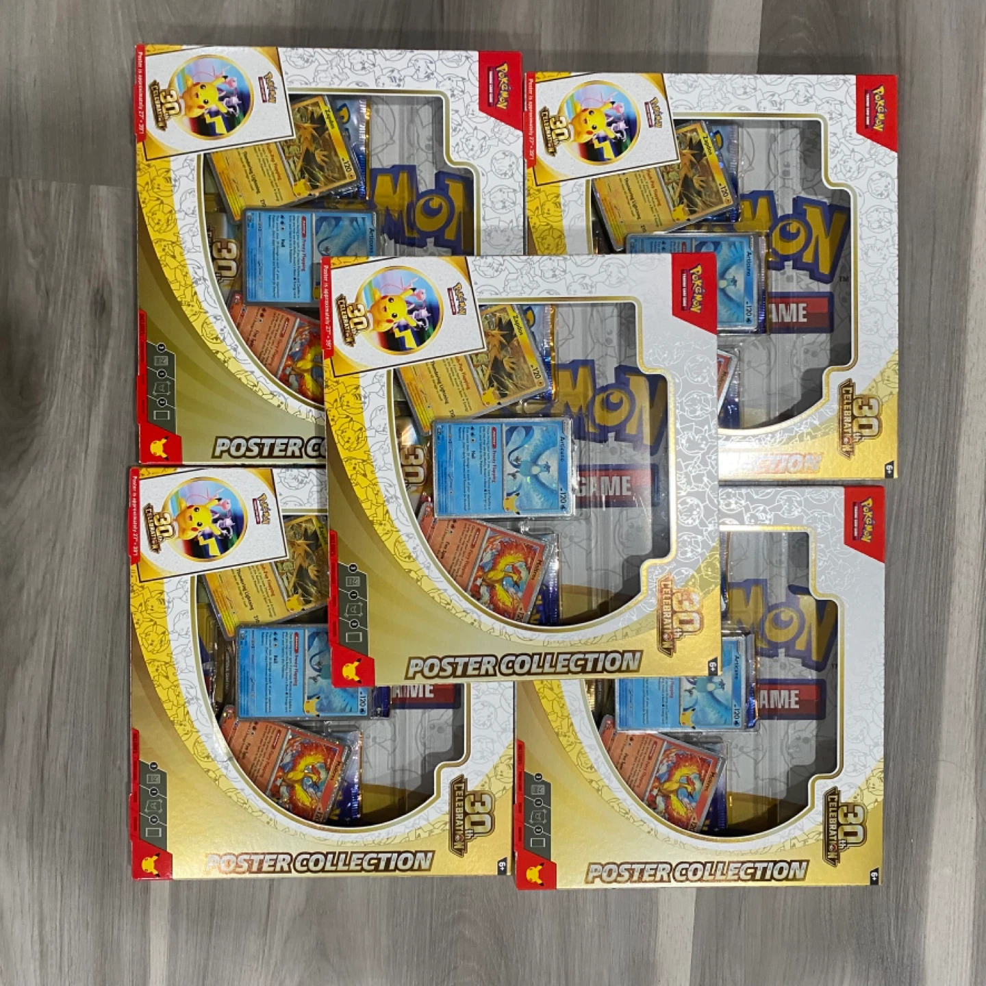 Pokemon TCG 30th Anniversary Poster Collection
