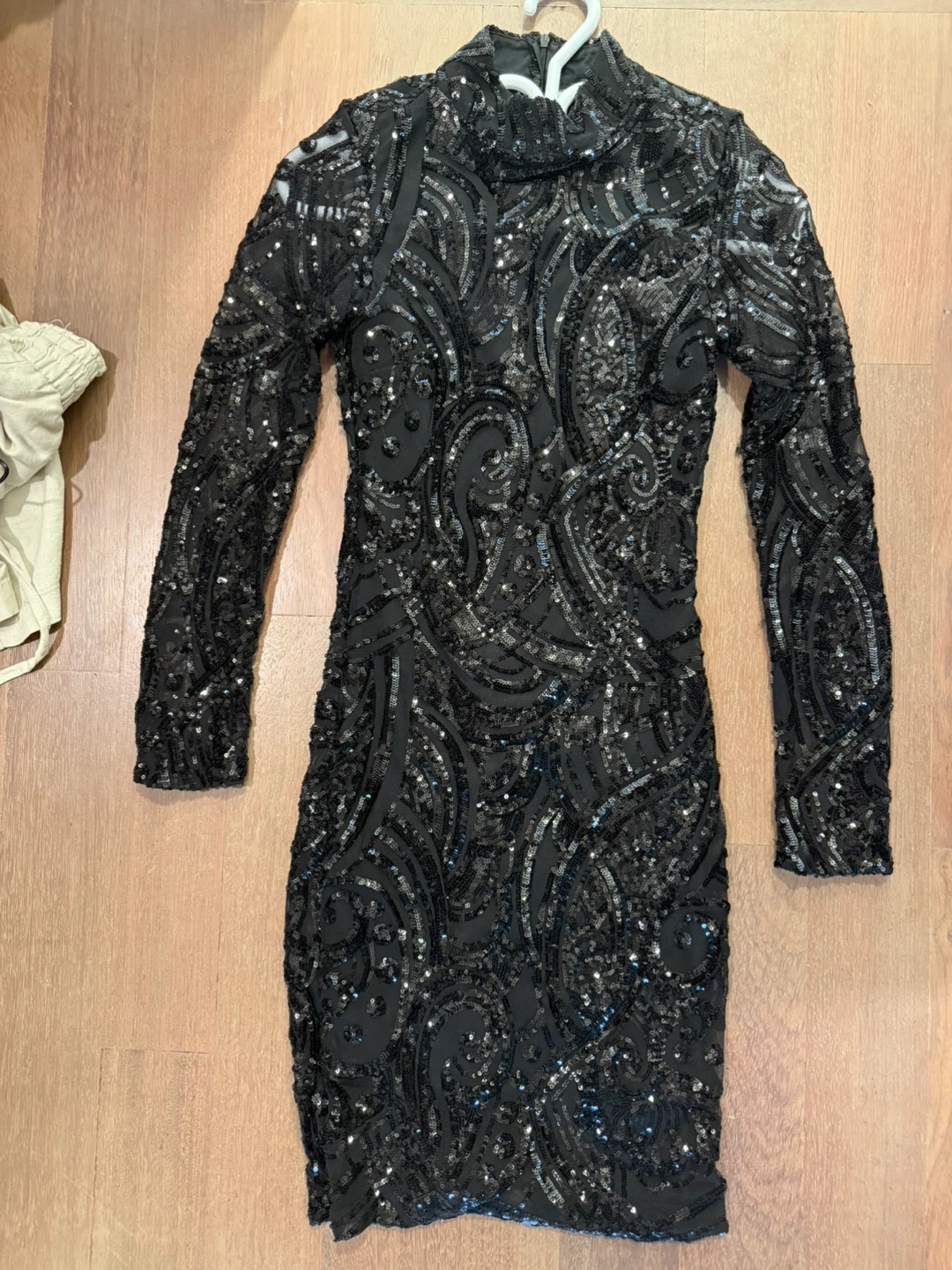 Honey Lovesong Black Sequin Dress - photo 5