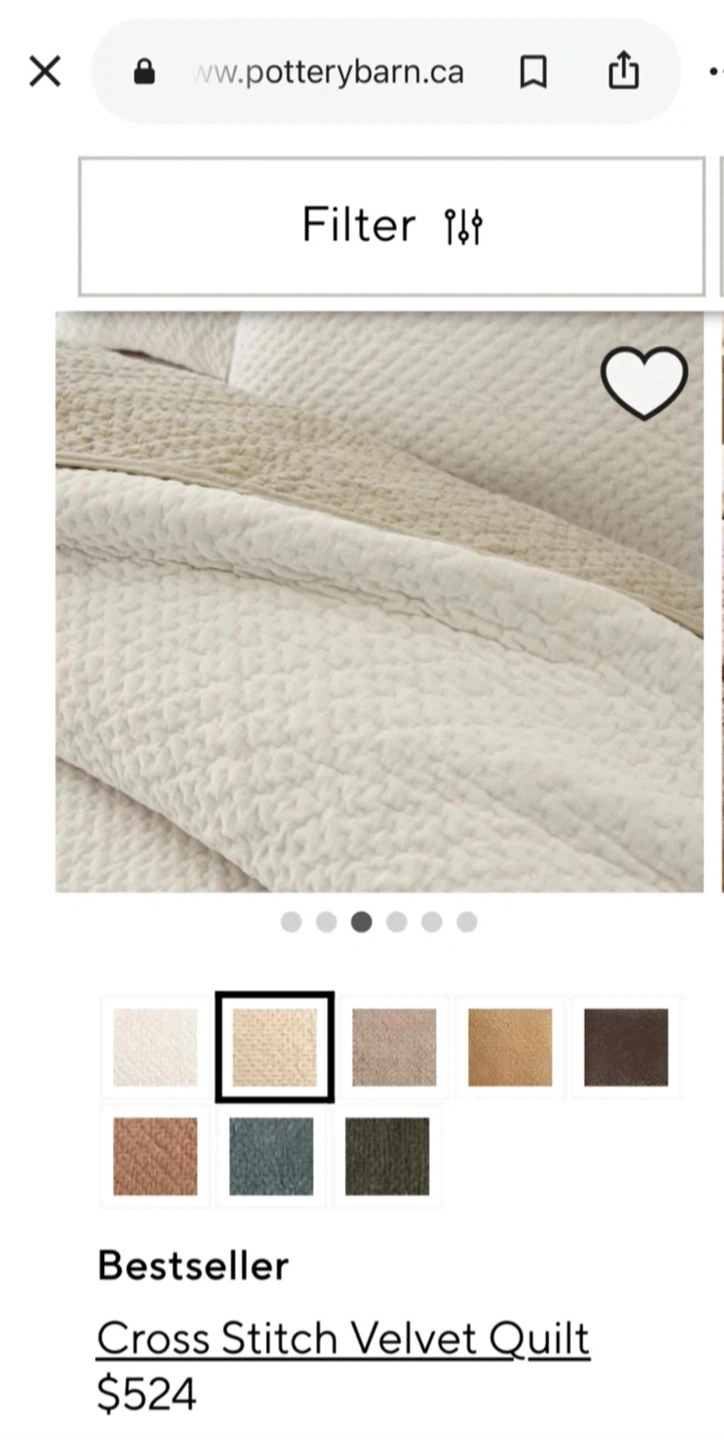 Pottery Barn Quilted Blanket - photo 2