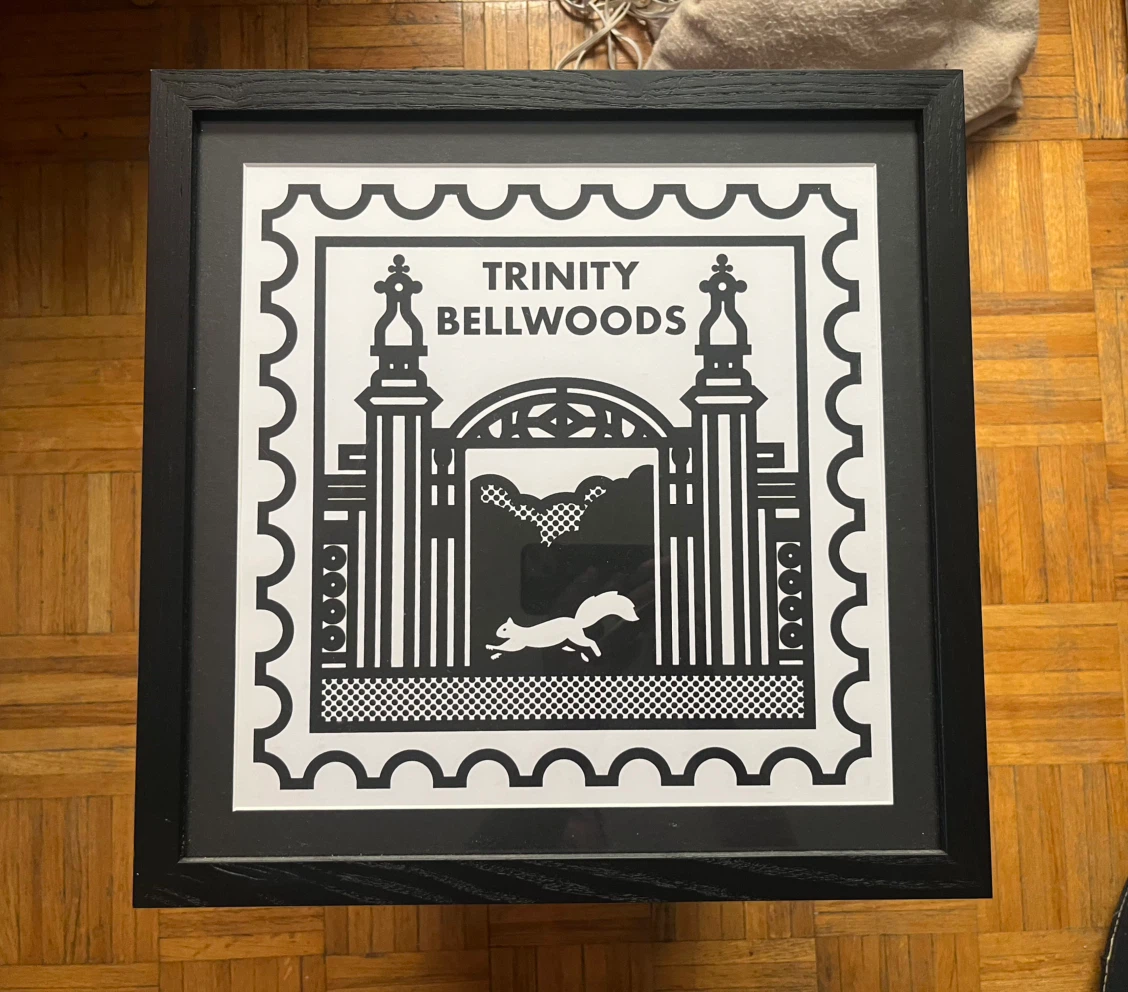 Framed Trinity Bellwoods art