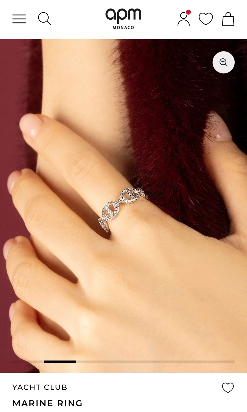 APM Monaco Marine Ring Size 52 - photo 3