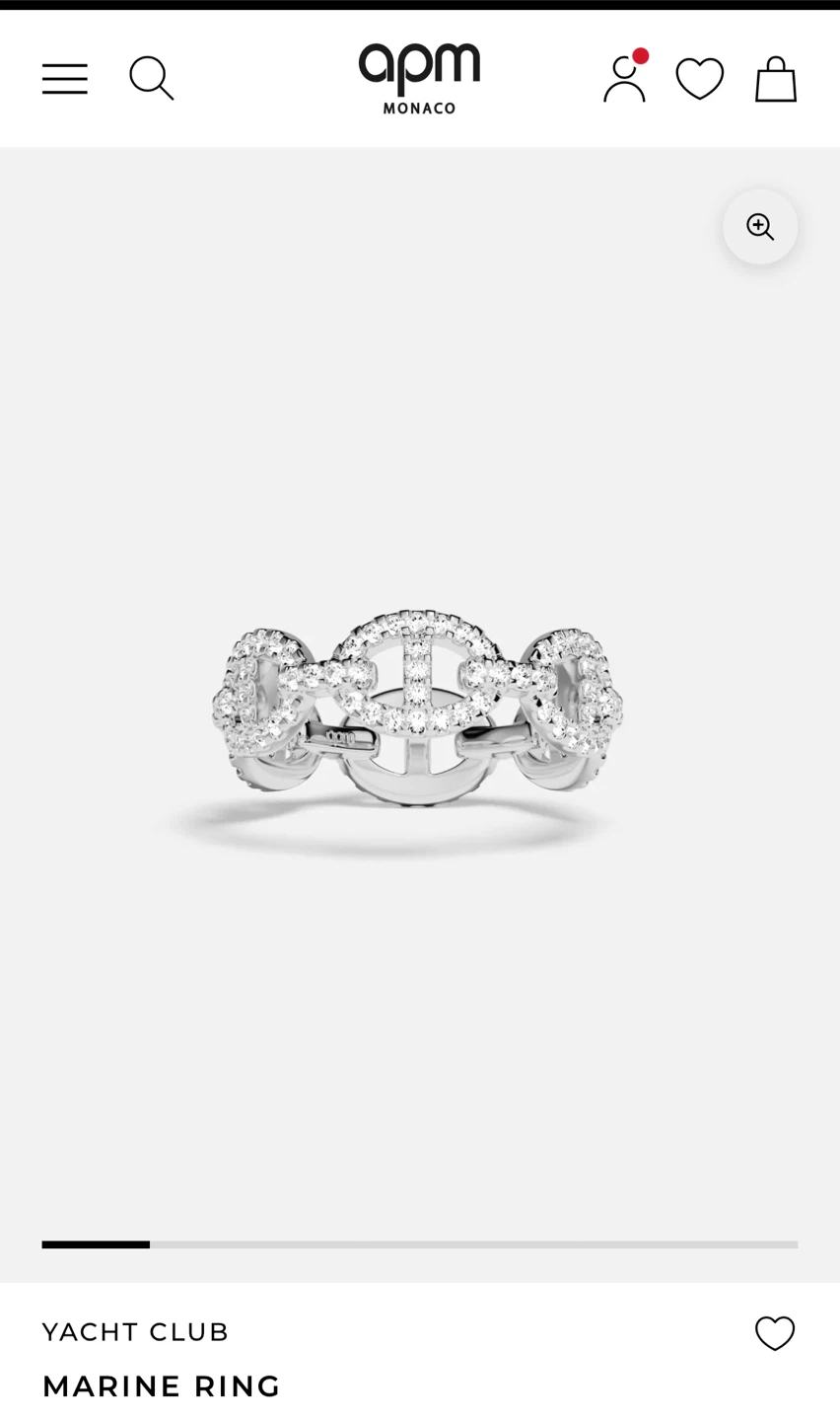 APM Monaco Marine Ring Size 52 - photo 4