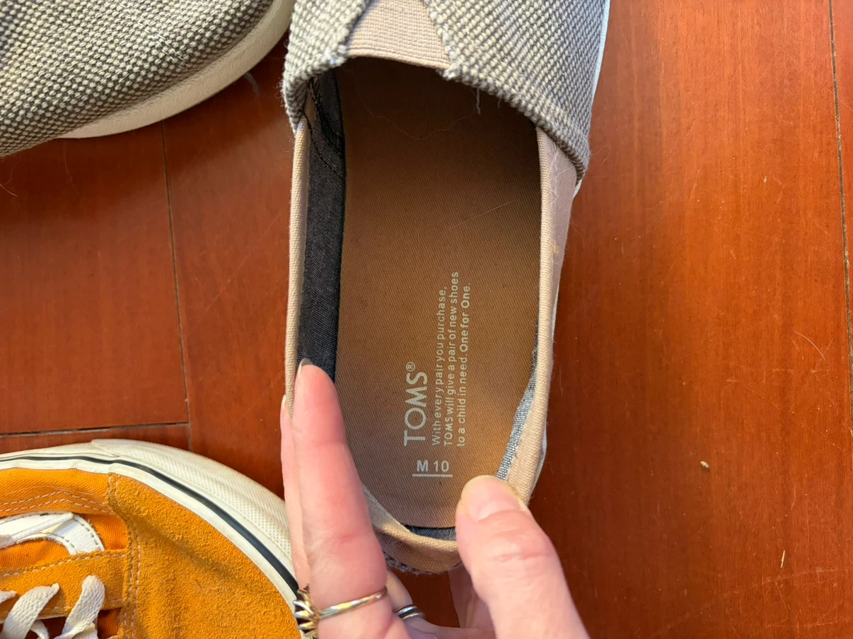 VANS and TOMS Shoes Bundle, size 10 men’s - photo 2