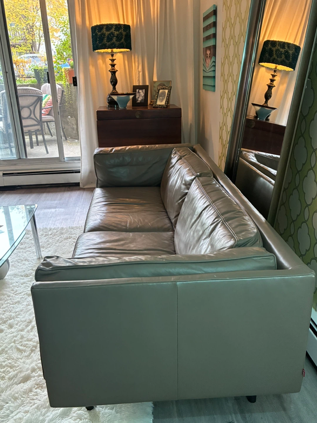 EQ3 Leather Sofa - photo 5