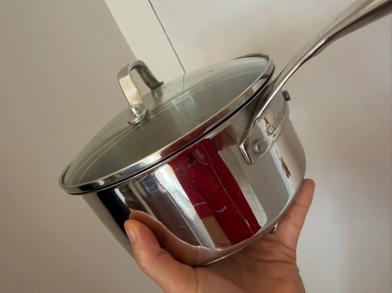 Cuisinart 2.0Qt Stainless Steel Saucepan with Lid - photo 2