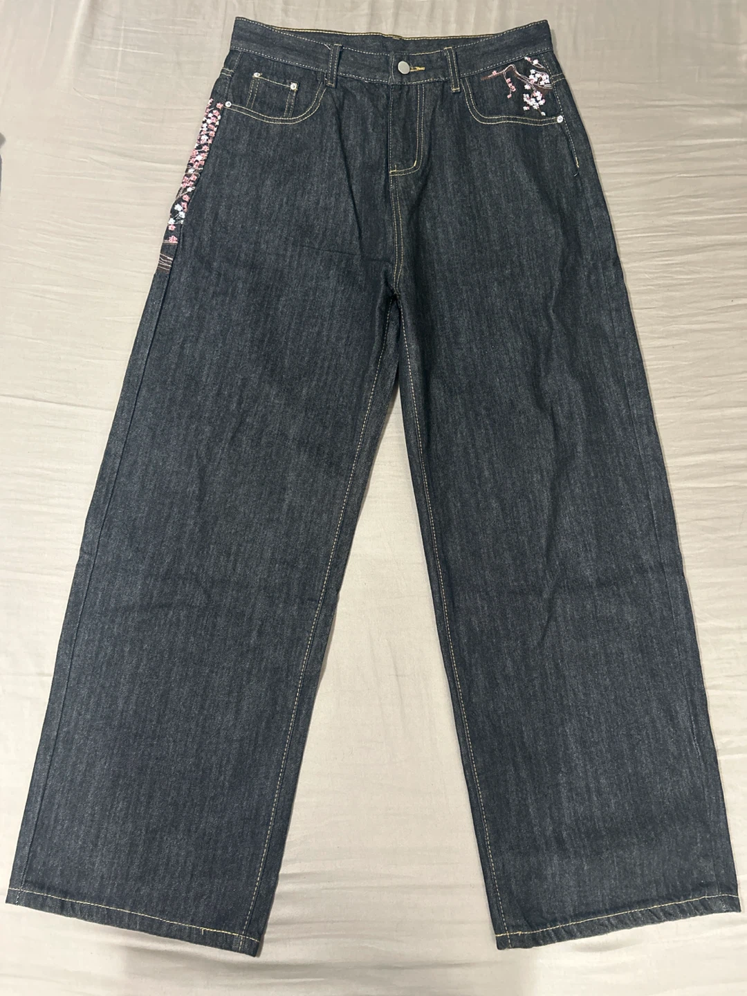 Derschutze Embroidered Denim Jeans