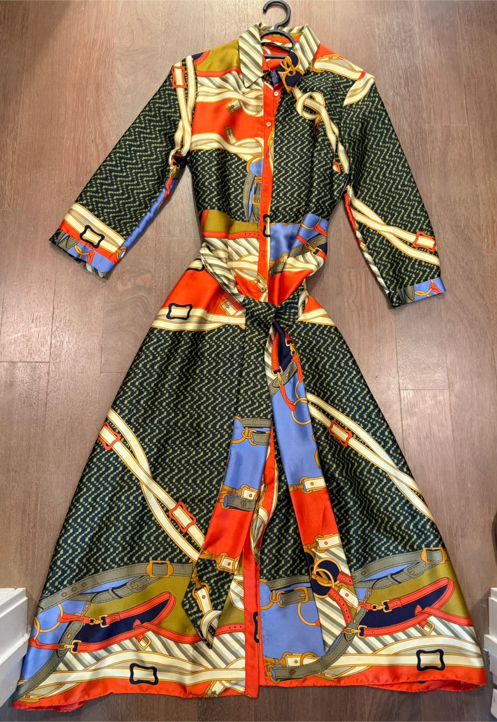 Zara Woman Patterned Shirt Dress - photo 2