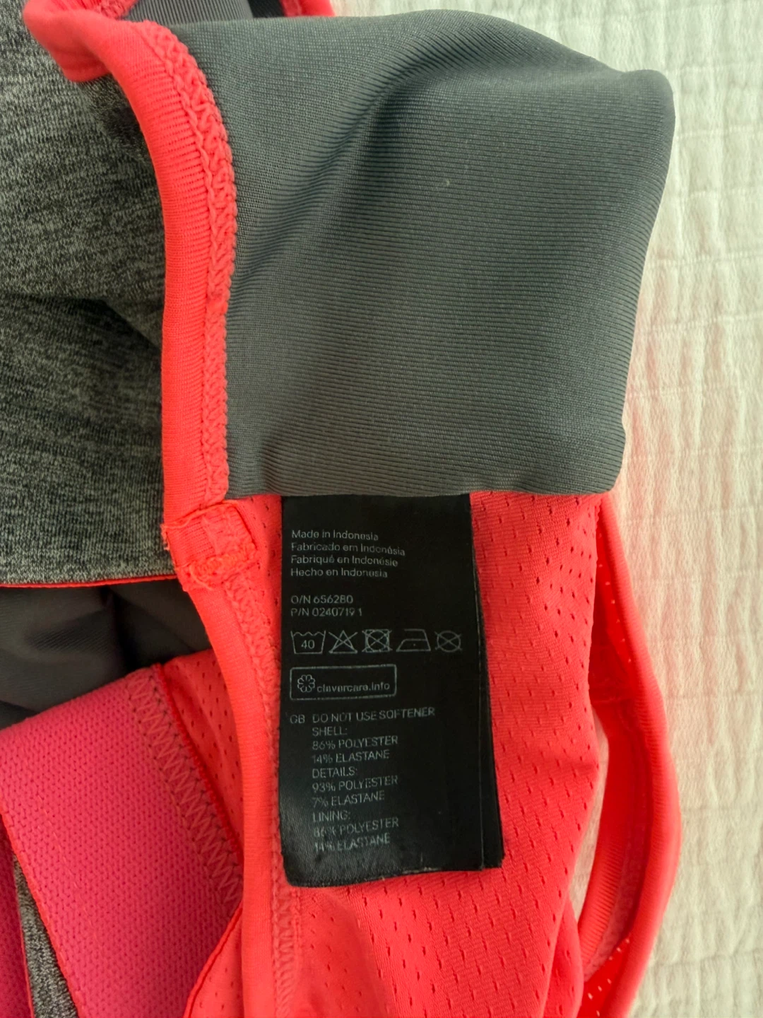 H&M Sport Racerback Sports Bra Size M - photo 3