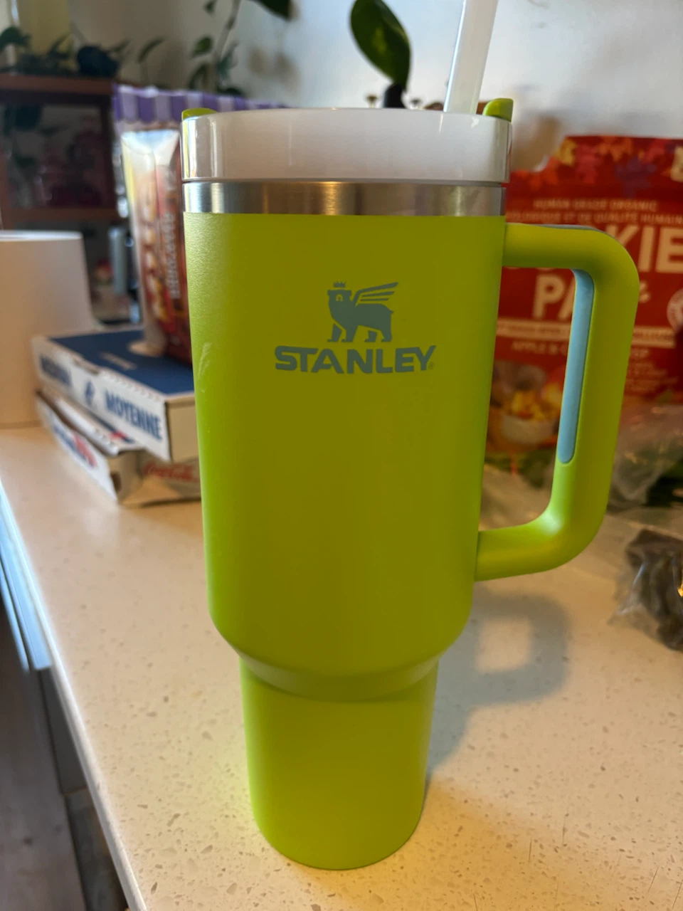 Stanley Tumbler 40oz Neon Green