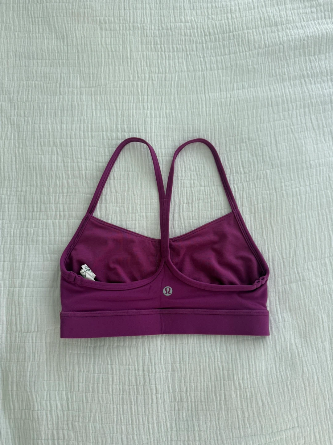 Lululemon Flow Y Nulu Bra Light Support - Vivid Plum - Size 4 - photo 2