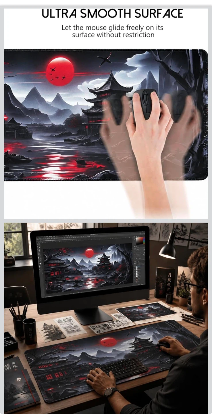 Anime Style Extended Gaming Mouse Pad - photo 3