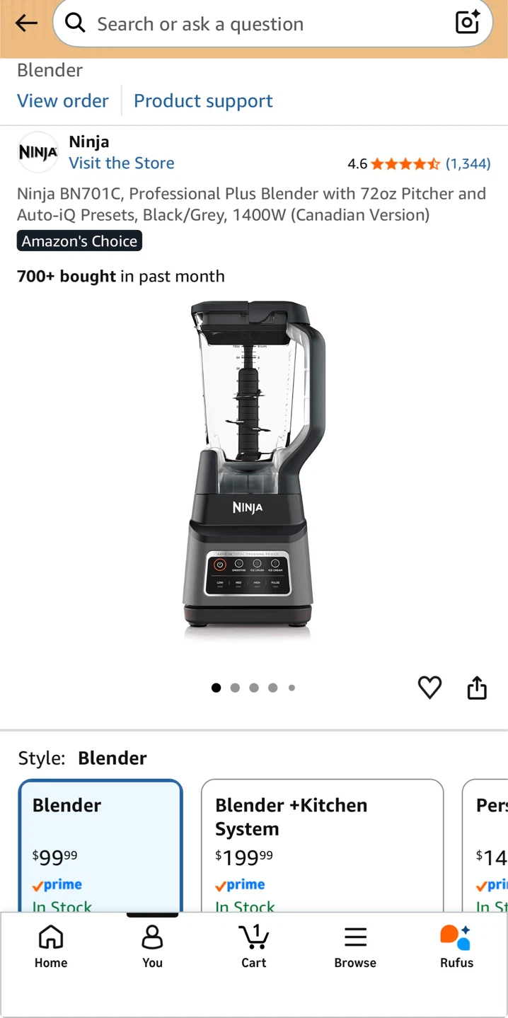Ninja Professional Plus Blender BN701C – Barely Used - photo 4
