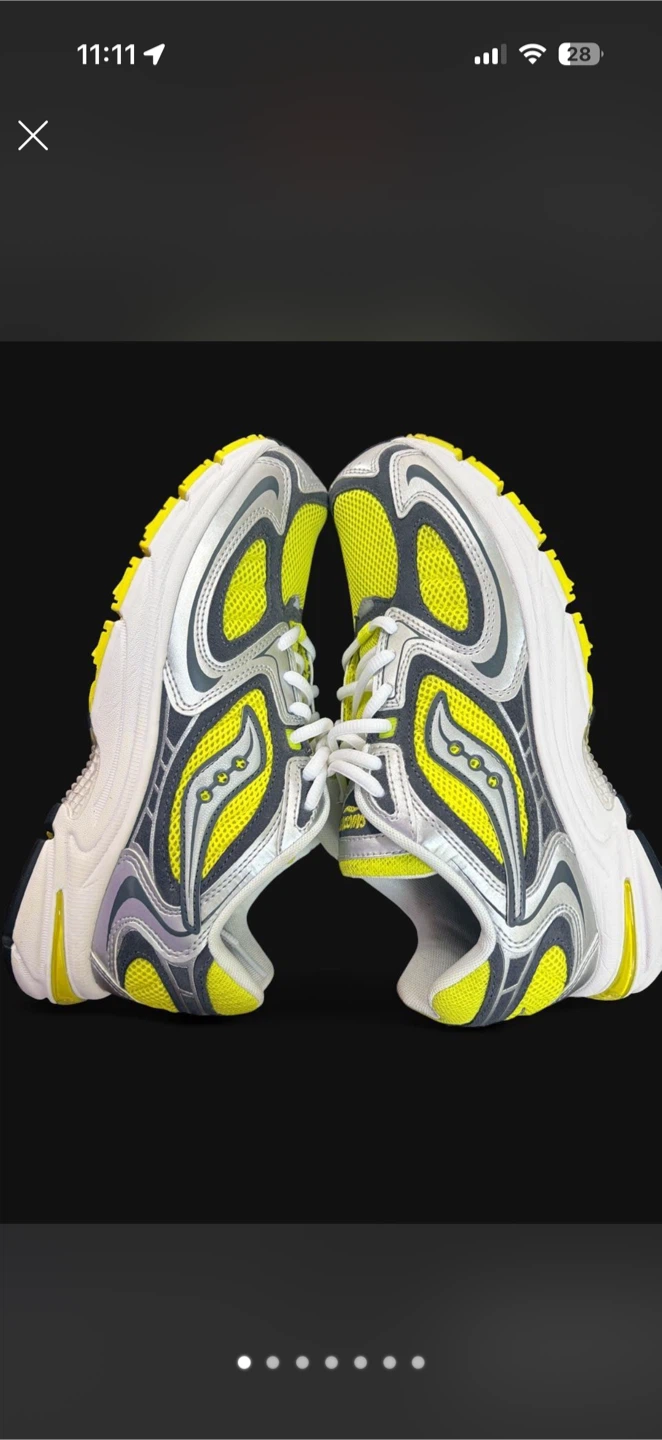 Saucony Grid Jazz 9 Sneakers Yellow/Silver - photo 2