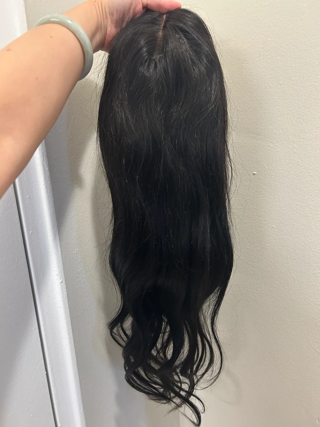 26" Human Hair Lace Front Wig - Natural Black / Body Wave