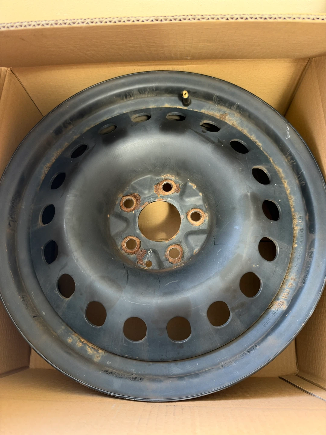 Envy 17 inch steel wheel