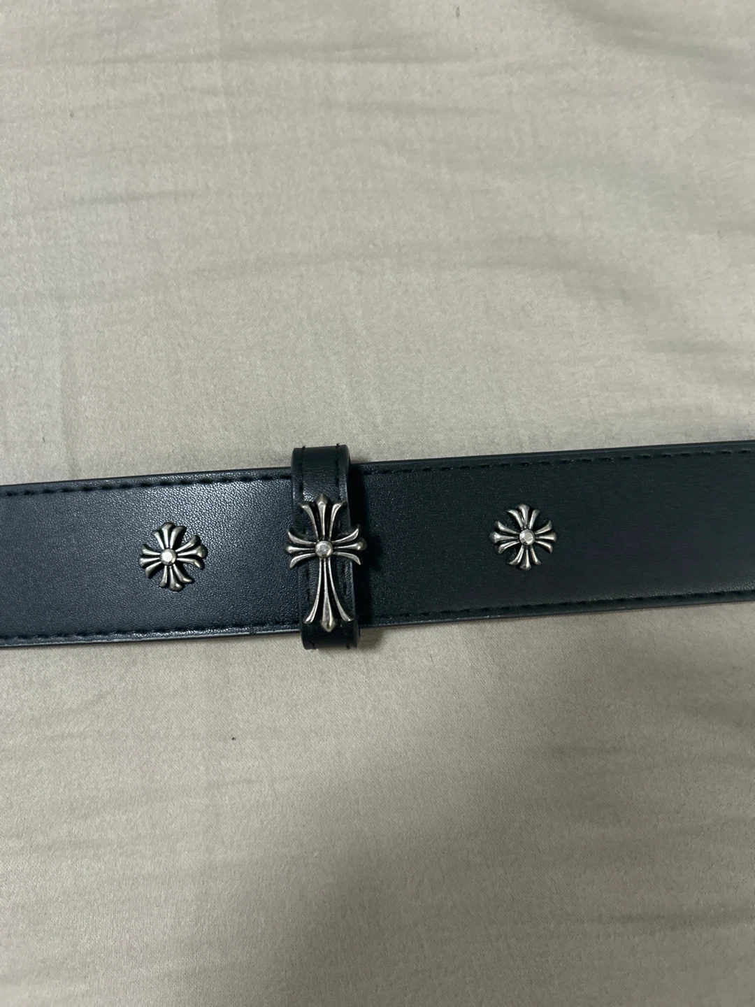 Chrome Hearts Leather Belt - photo 2