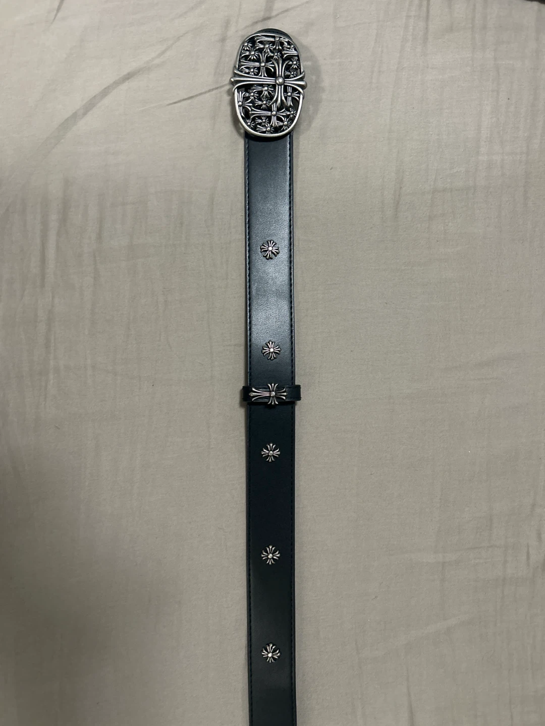 Chrome Hearts Leather Belt - photo 3