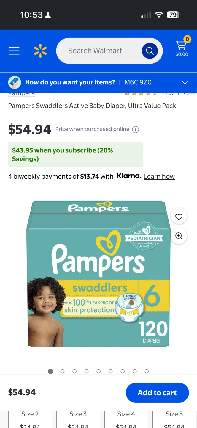 Pampers Swaddlers Size 6 Diapers - 120 Count - photo 2