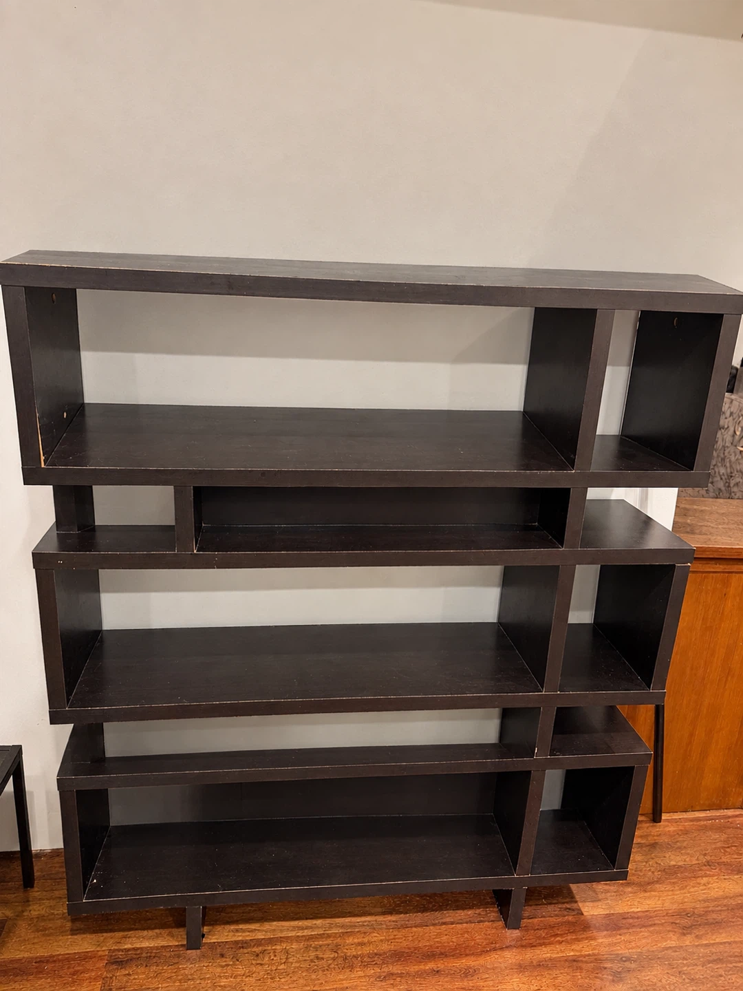 Dark Brown Bookshelf/Shelving Unit