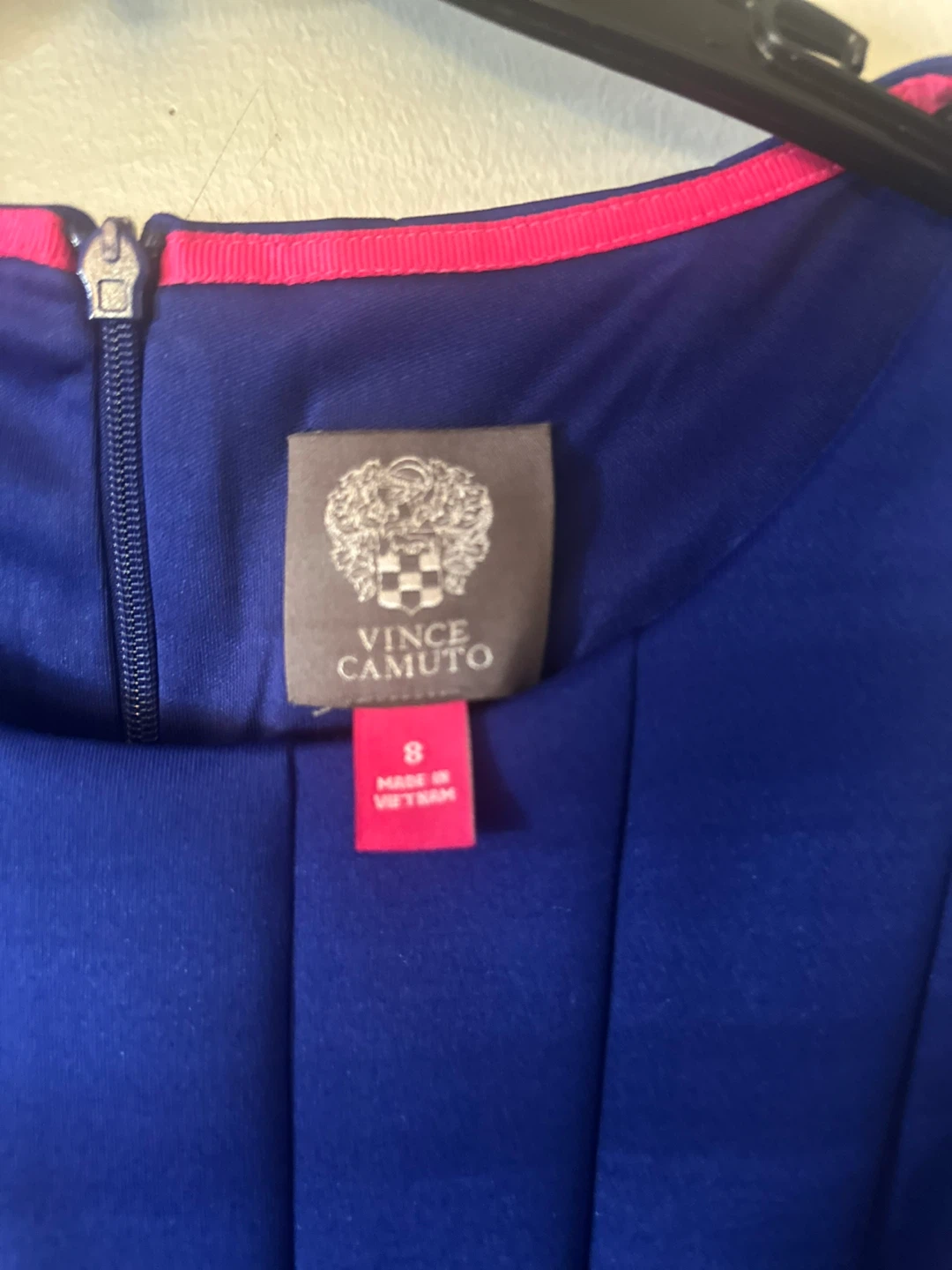 Vince Camuto Royal Blue Sleeveless Dress Size 8 - photo 4