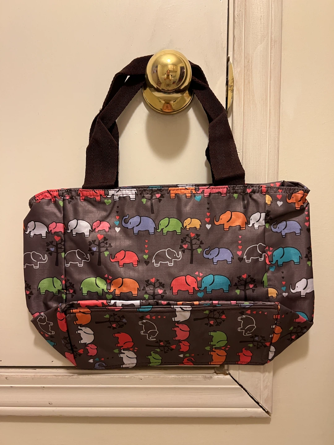 Elephant Pattern Tote Bag - photo 2