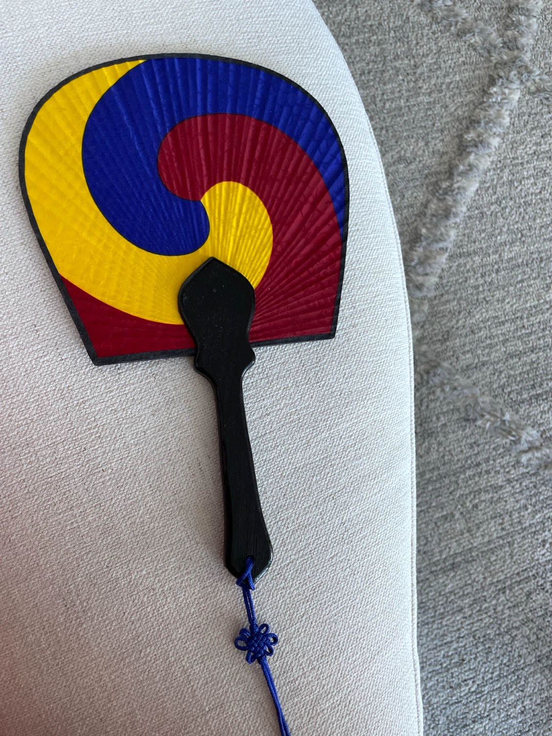 Traditional Korean Taegeuk Hand Fan