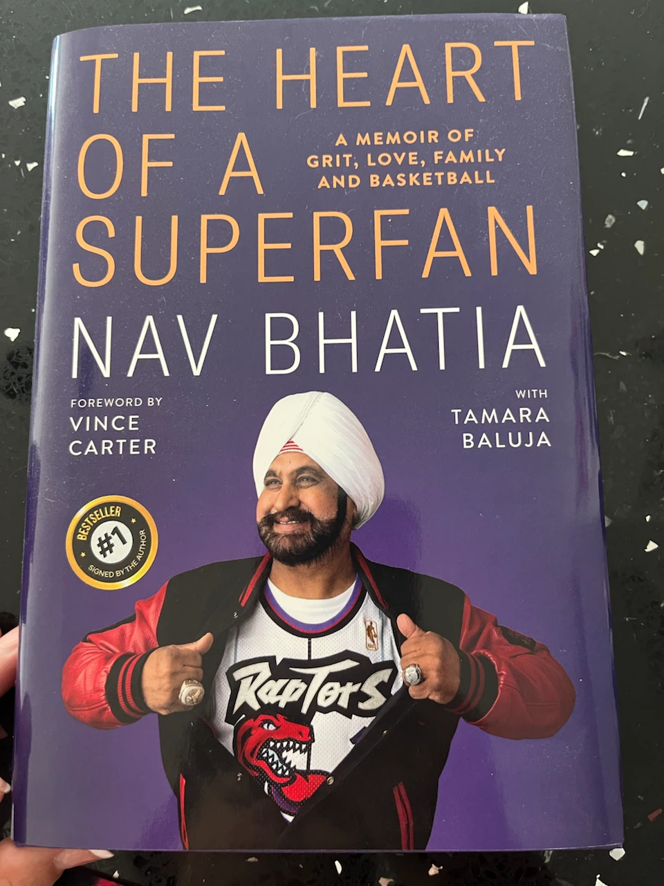 The Heart of a Superfan by Nav Bhatia (Signed Copy) - photo 2