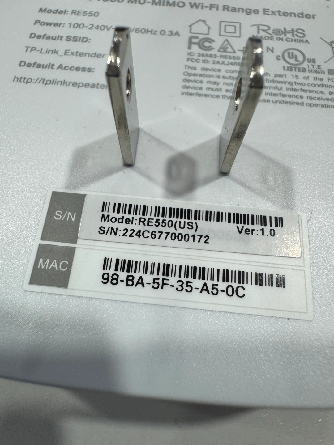 2 TP-Link AC1900 Wi-Fi Range Extenders RE550 - photo 4