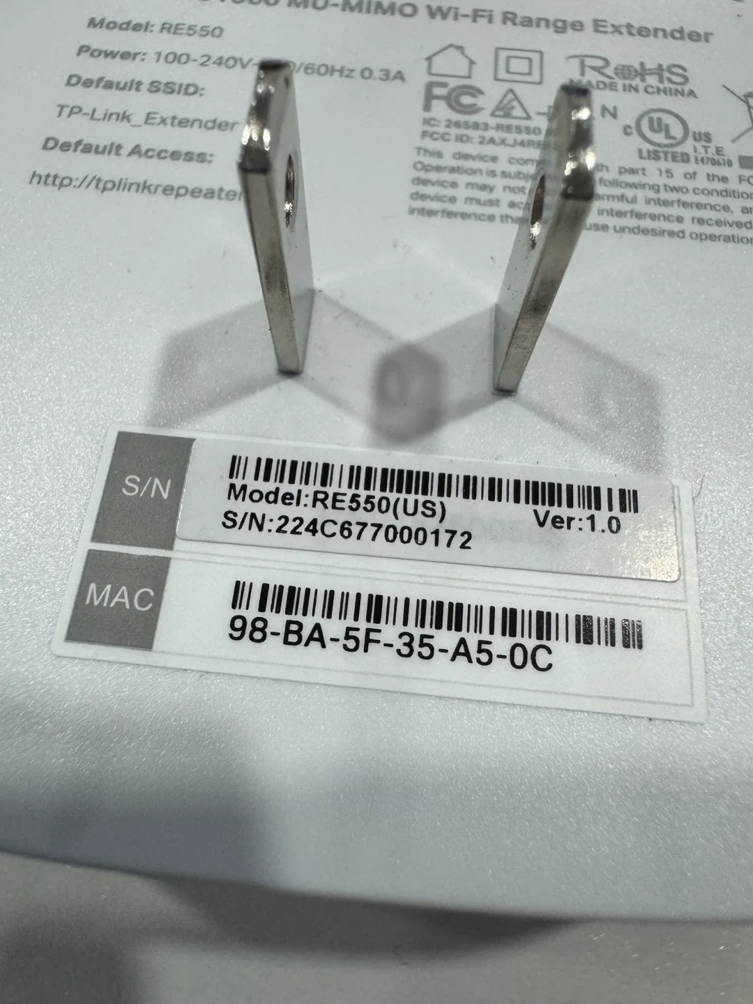 2 TP-Link AC1900 Wi-Fi Range Extenders RE550 - photo 4