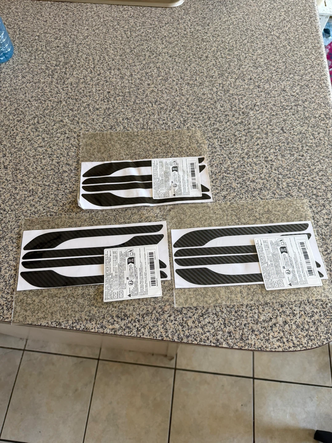 Carbon Fiber Style Car Door Handle Protectors - photo 4