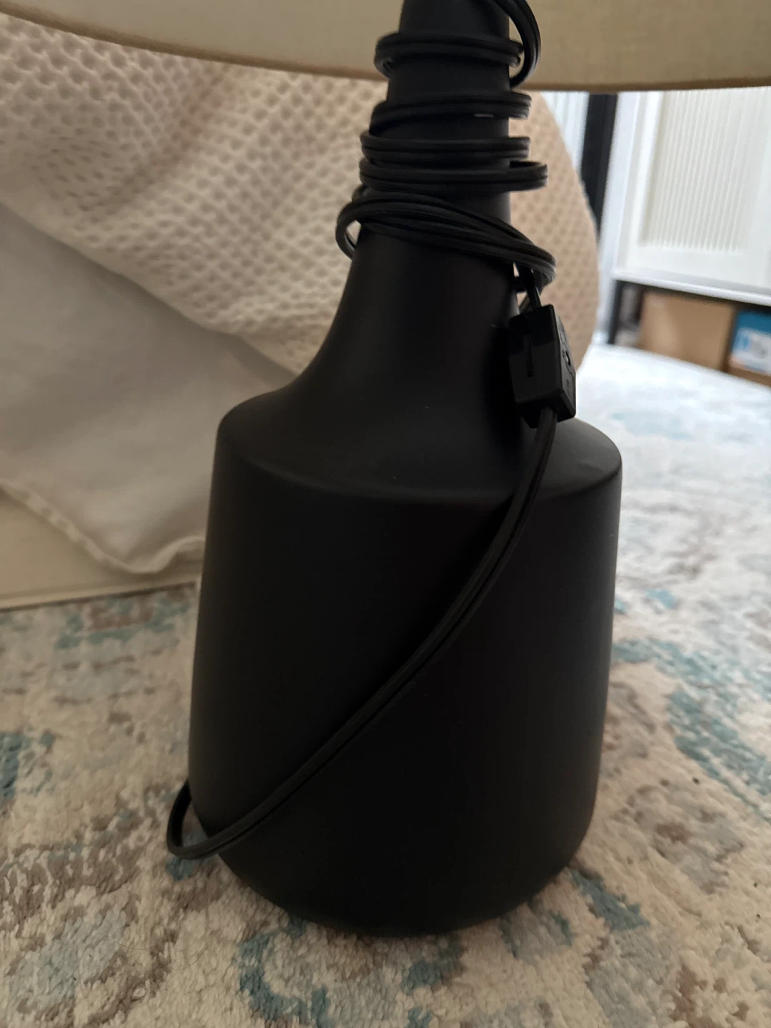 Modern Black Table Lamp - photo 3