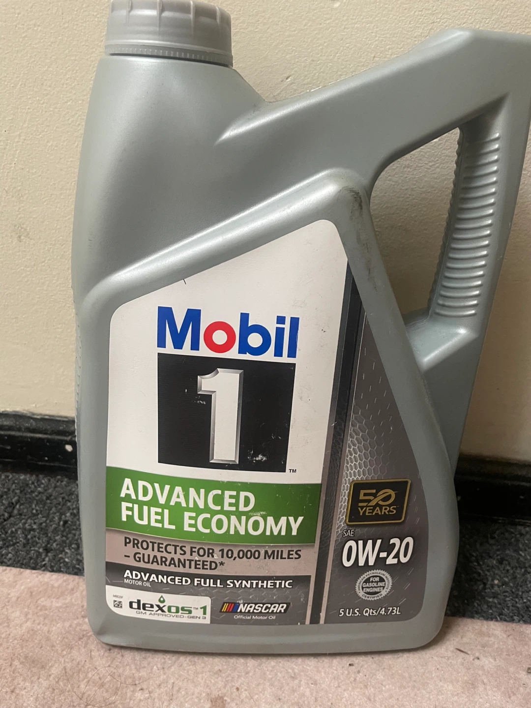 Mobil 1 Advanced Fuel Economy 0W-20 Motor Oil 5 QT - photo 2