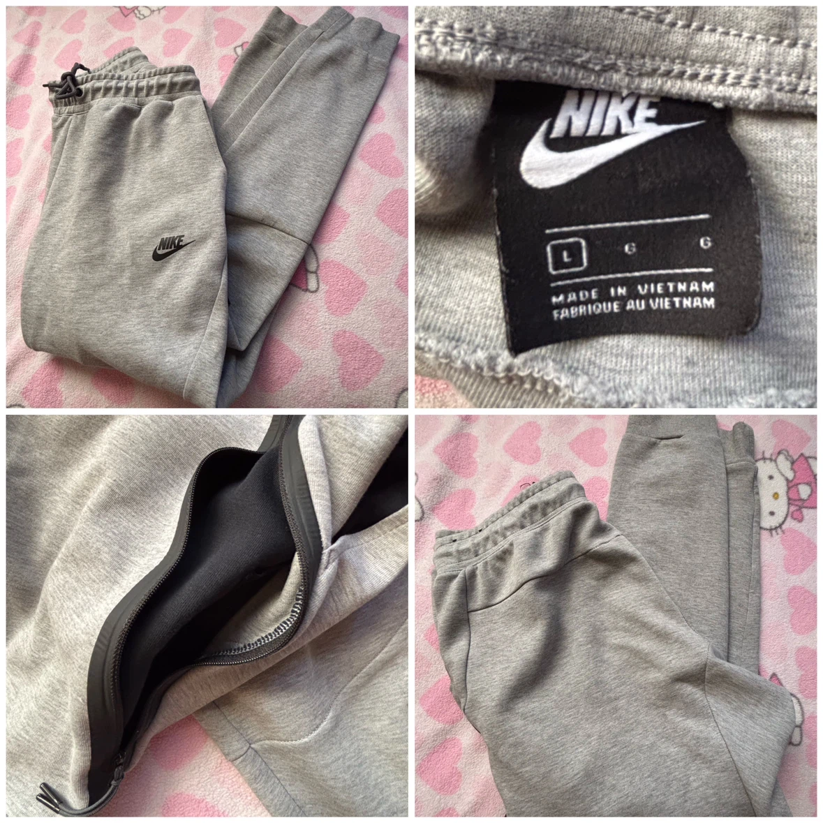Nike - Tech Fleece Joggers - *Size Men Large/Grey*