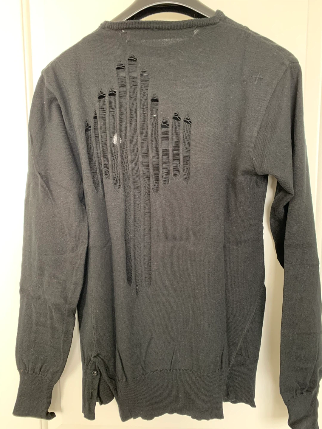 Religion Black Distressed Sweater - photo 2