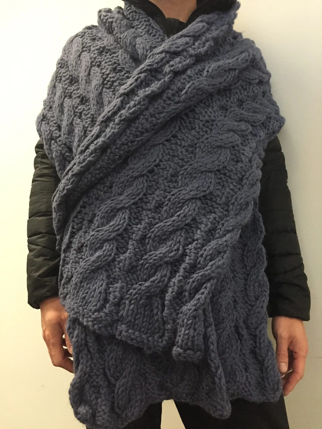 Handmade Cable Knit Scarf