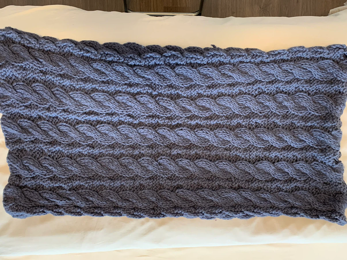 Handmade Cable Knit Scarf - photo 4