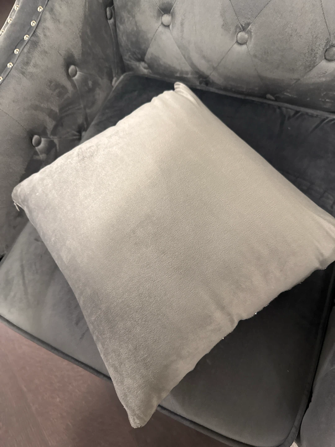 Decorative Mirrored Accent Pillow - photo 2