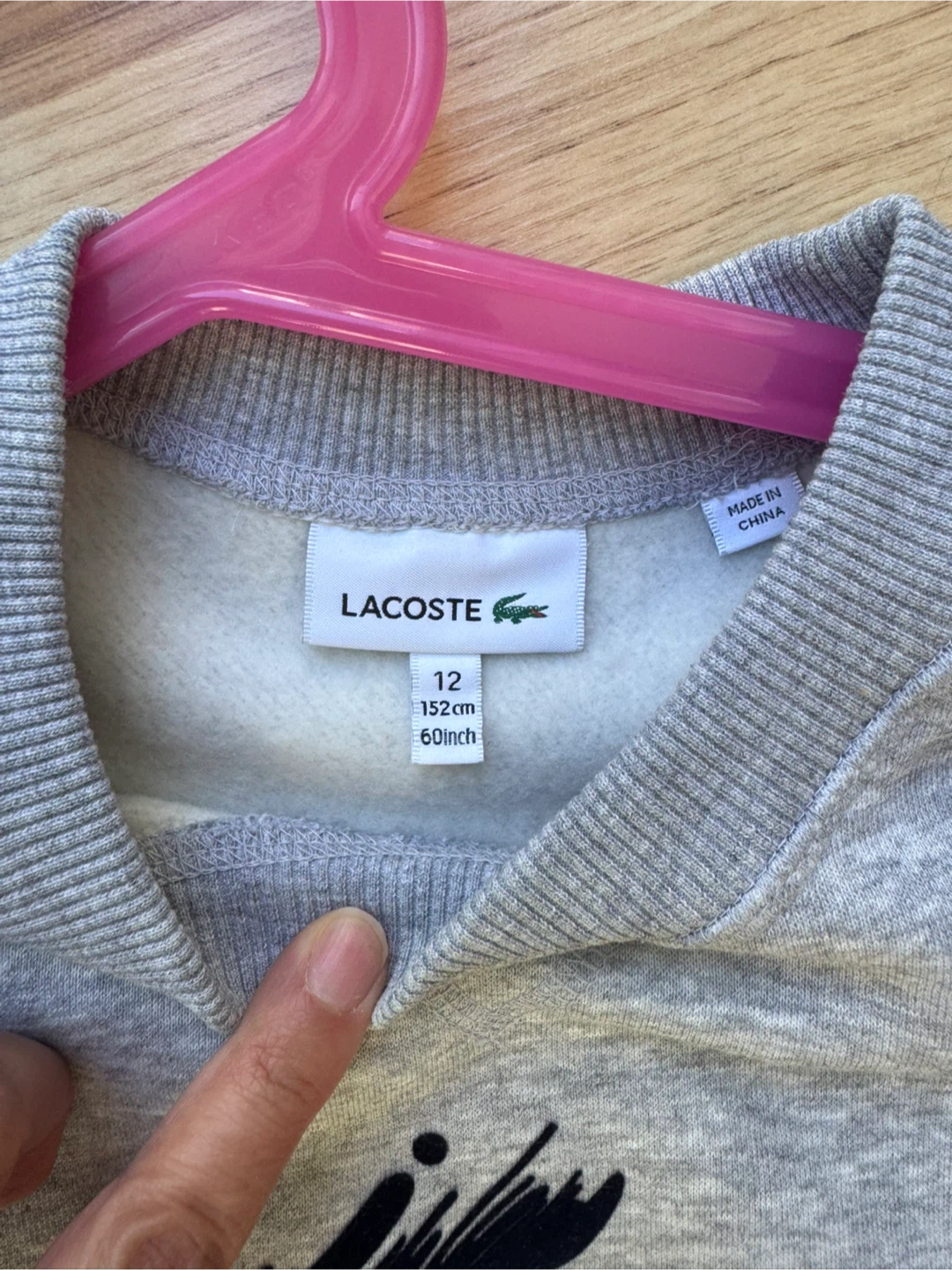 Lacoste Grey Sweatshirt - photo 2