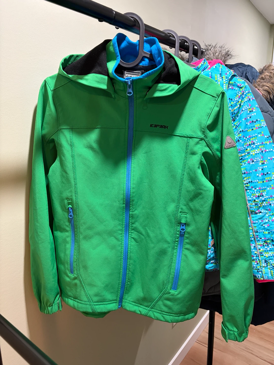 Softshell Jacket Icepeak Green Kids